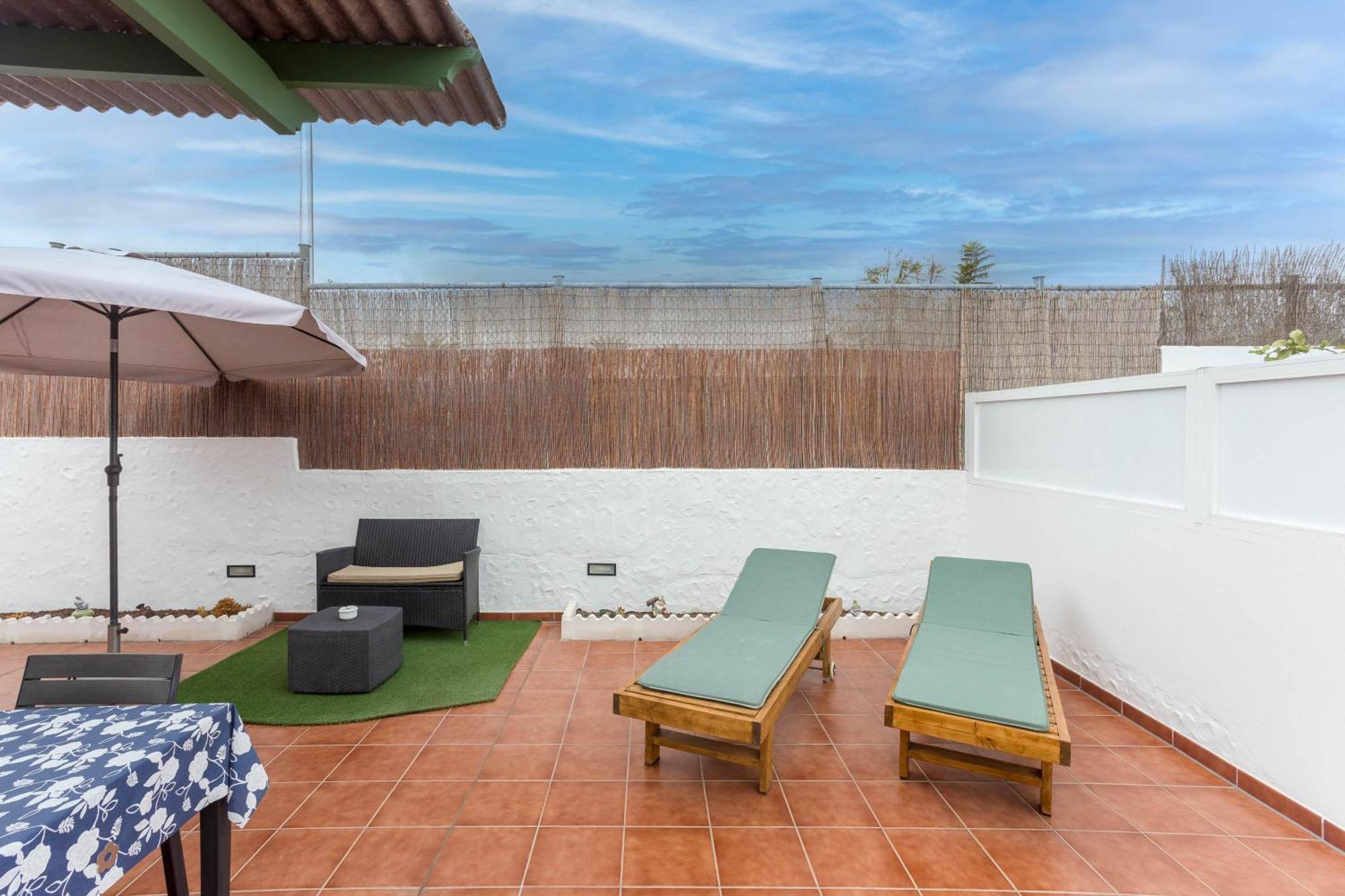 Private Chill-Out Terrace Bungalow - Pool San Bartolomé 外观 照片